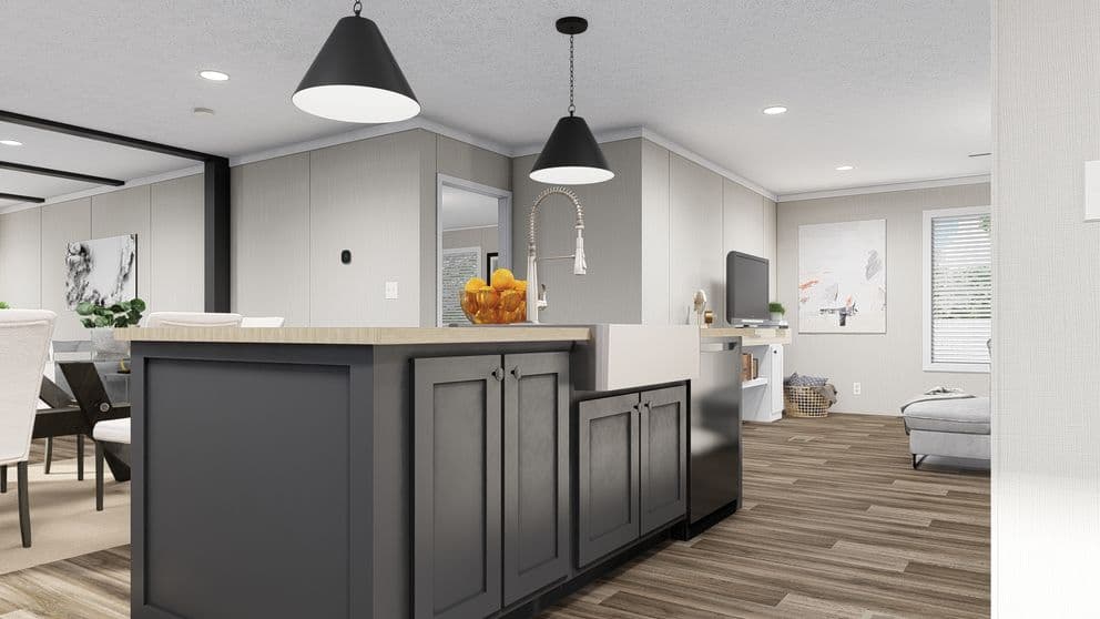 The fusion 32h kitchen home features