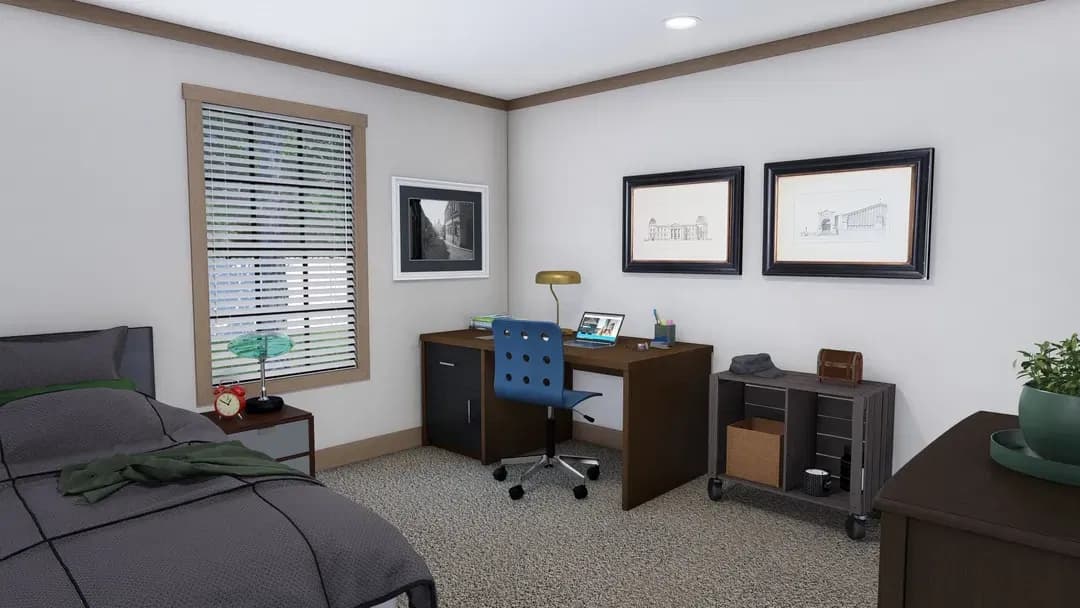 The tinsley bedroom home features