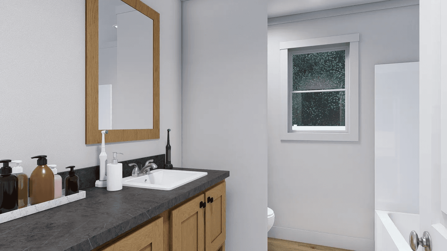 Superfly bathroom home features