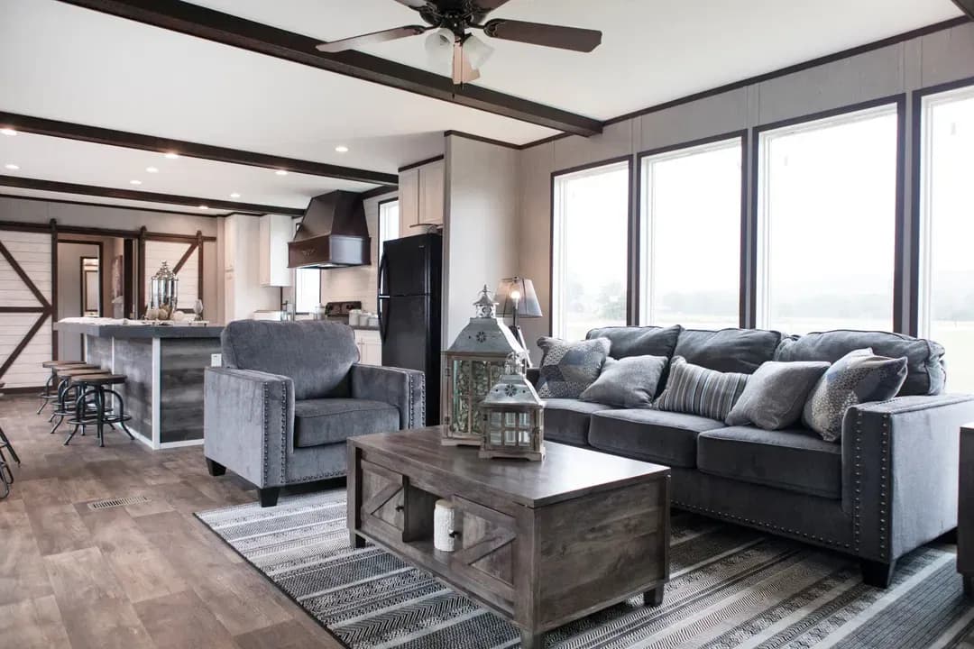 The seaside 3 interior home features