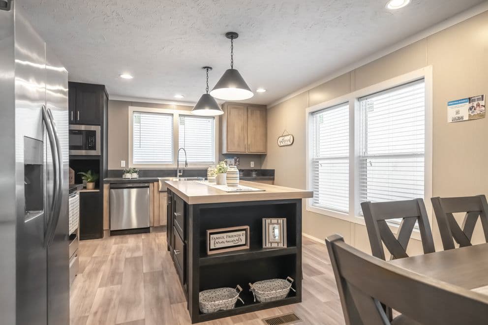 The fusion 48f kitchen home features