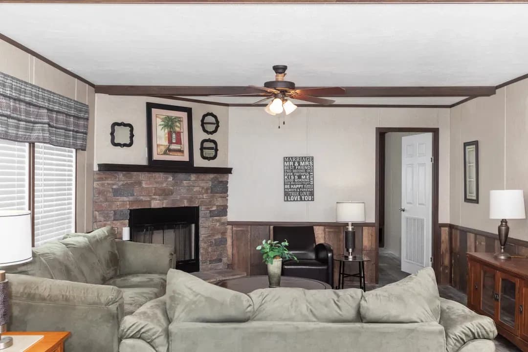 The riverway interior home features