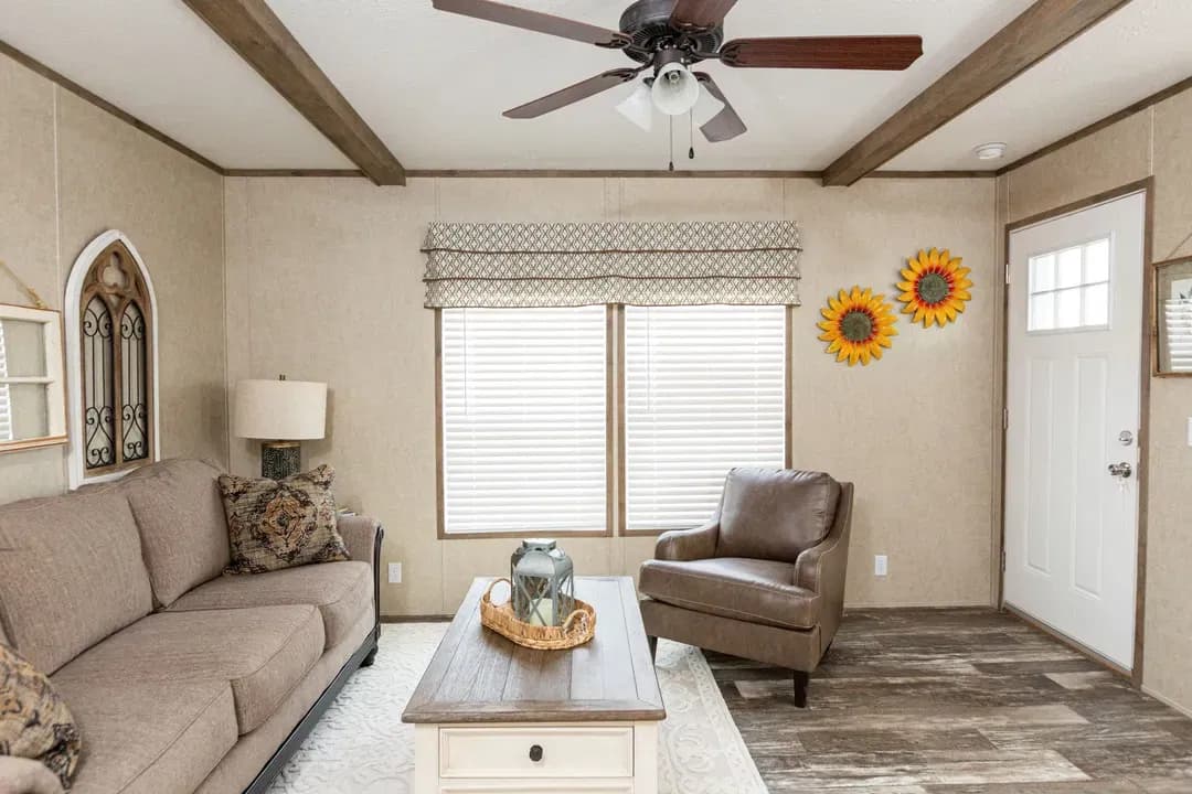 The ranch house interior home features