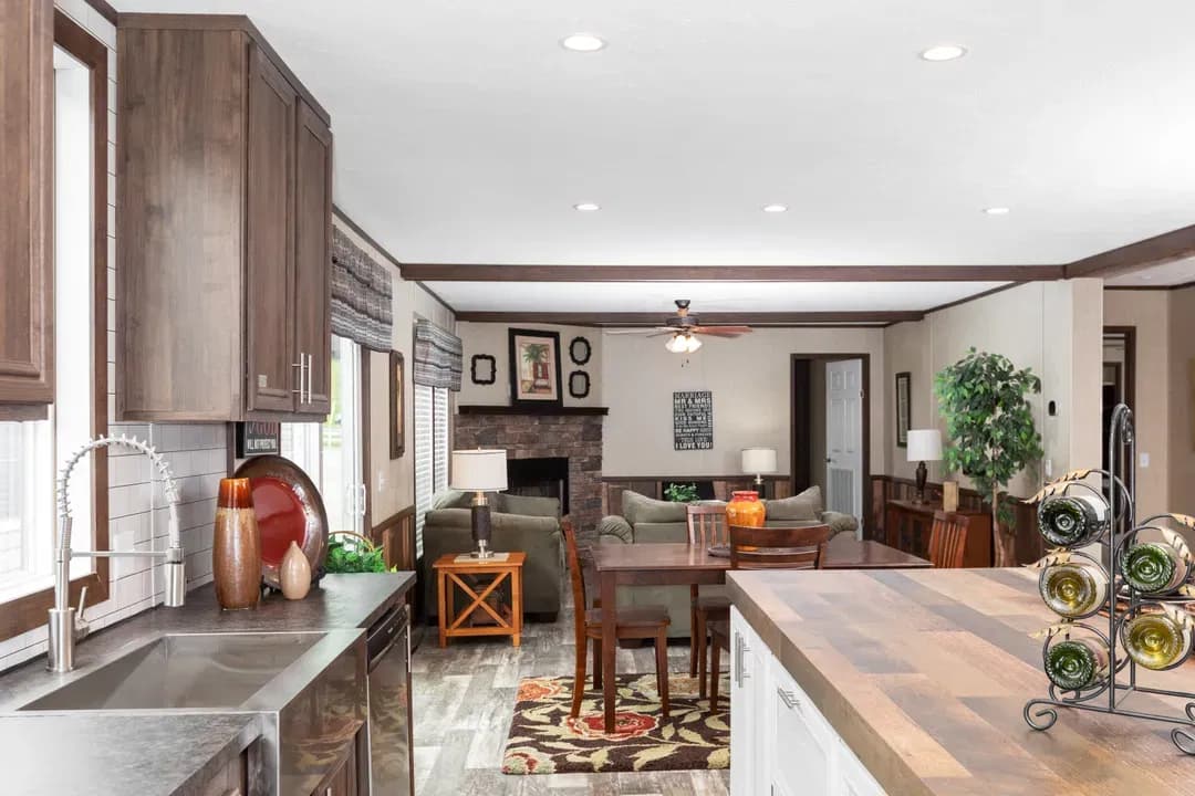 The riverway kitchen home features