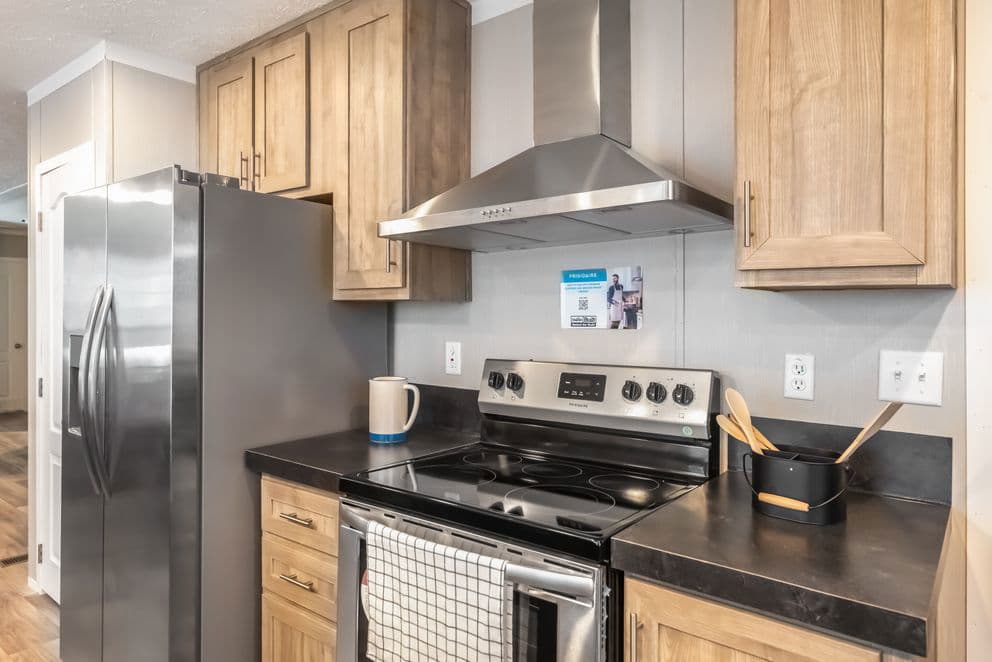 The fusion 48f kitchen home features