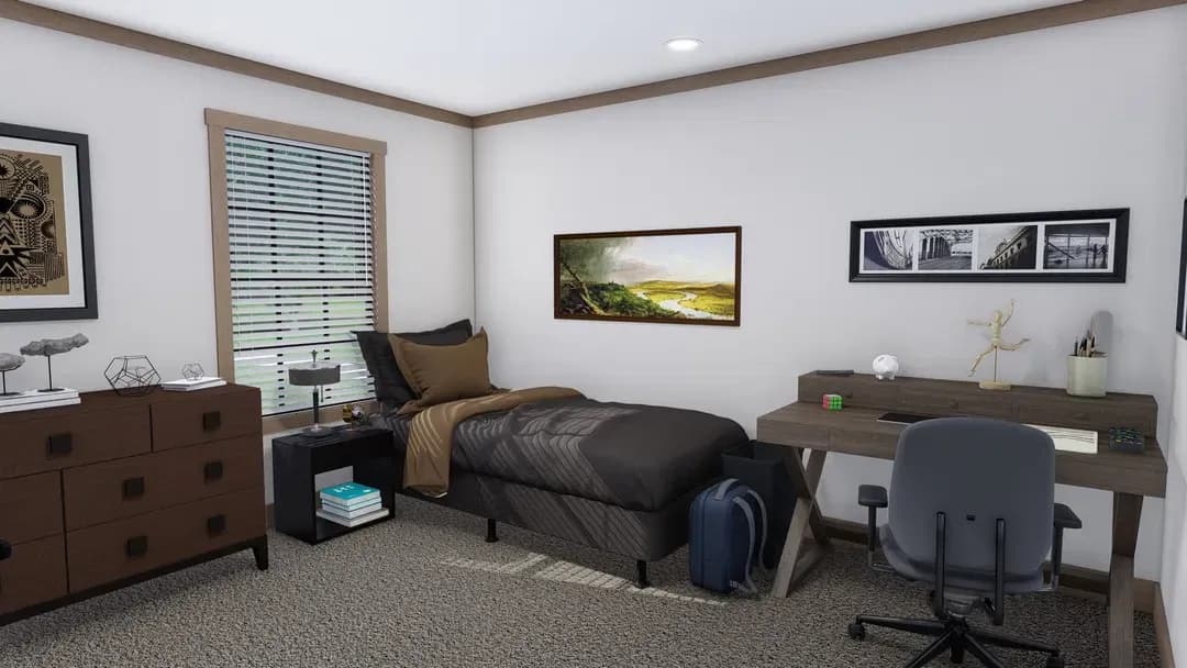 The tinsley bedroom home features