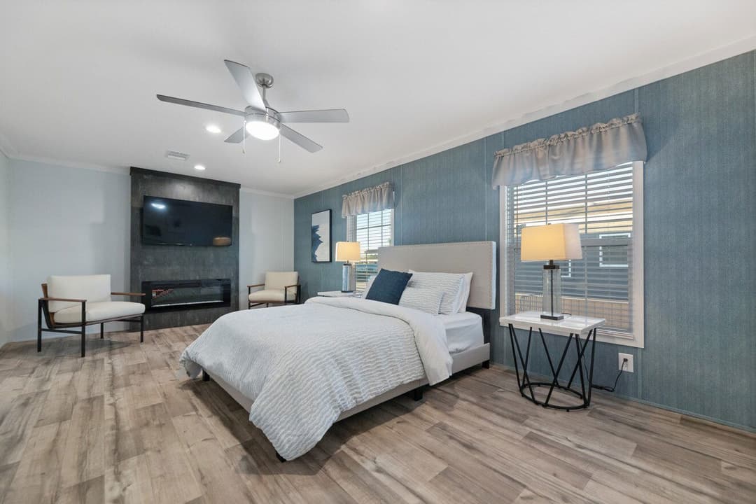 The perry 28764c bedroom home features