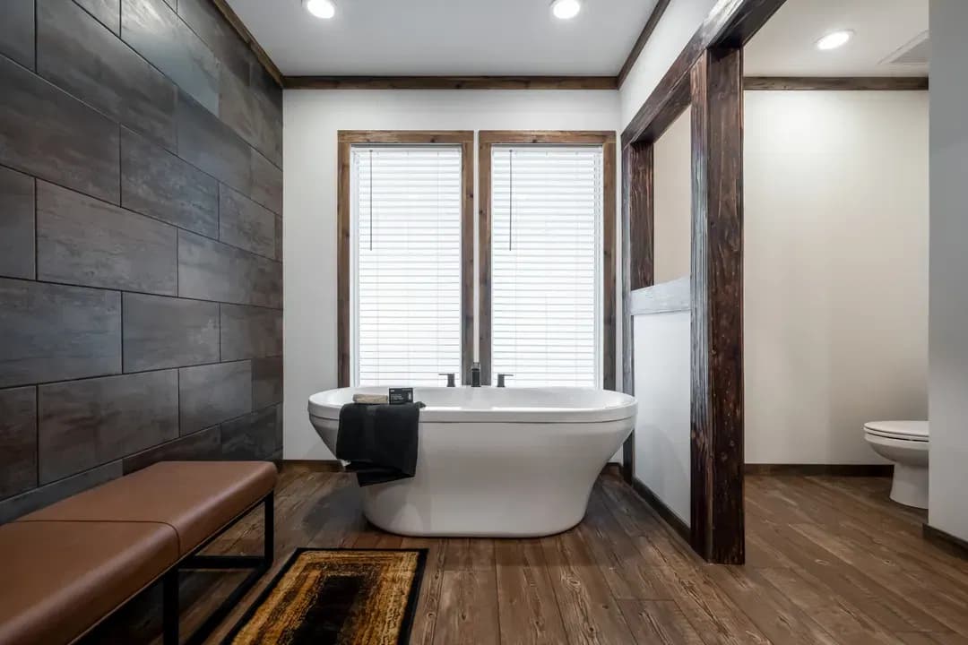 The mill house bathroom home features