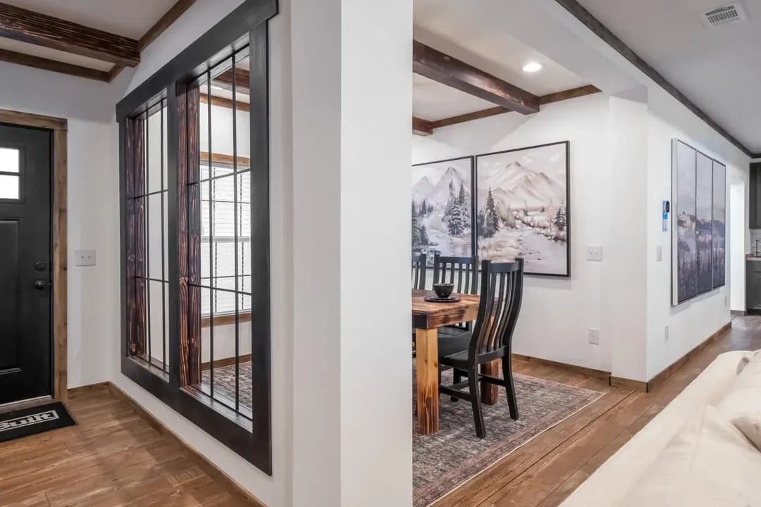 The mill house interior home features