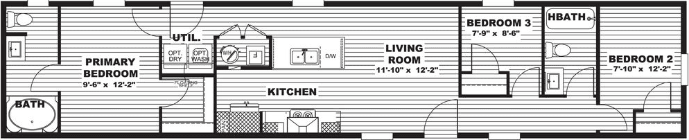 Dias floor plan home features