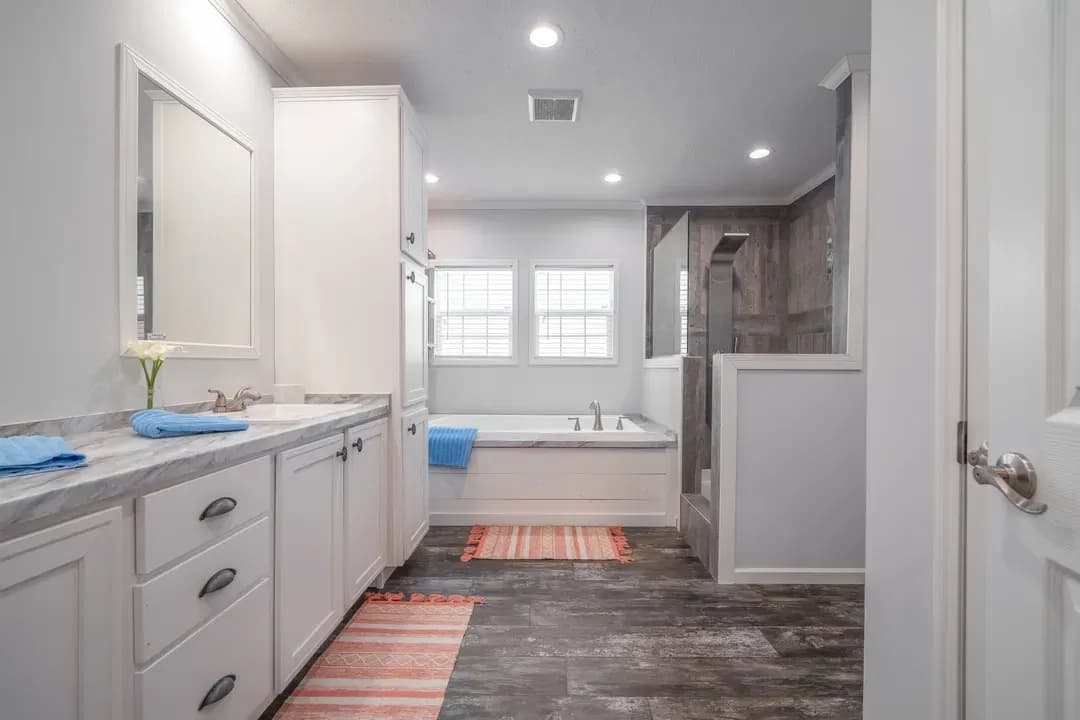 The hewitt bathroom home features