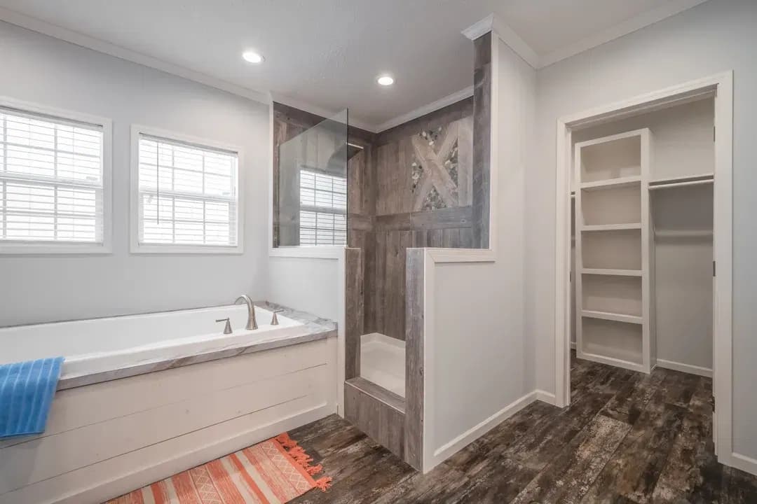 The hewitt bathroom home features