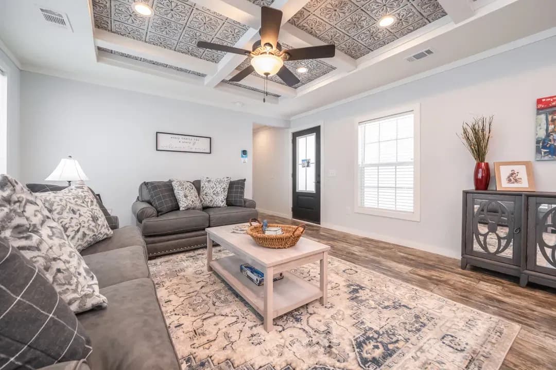 The dewey interior home features