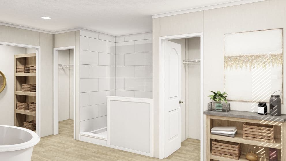 The reserve 76 bathroom home features