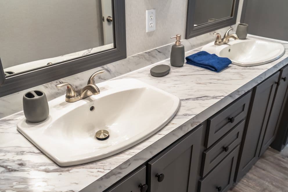 The fusion 32b bathroom home features