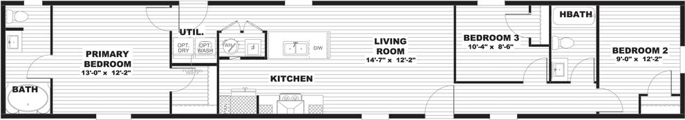 Erikson floor plan home features