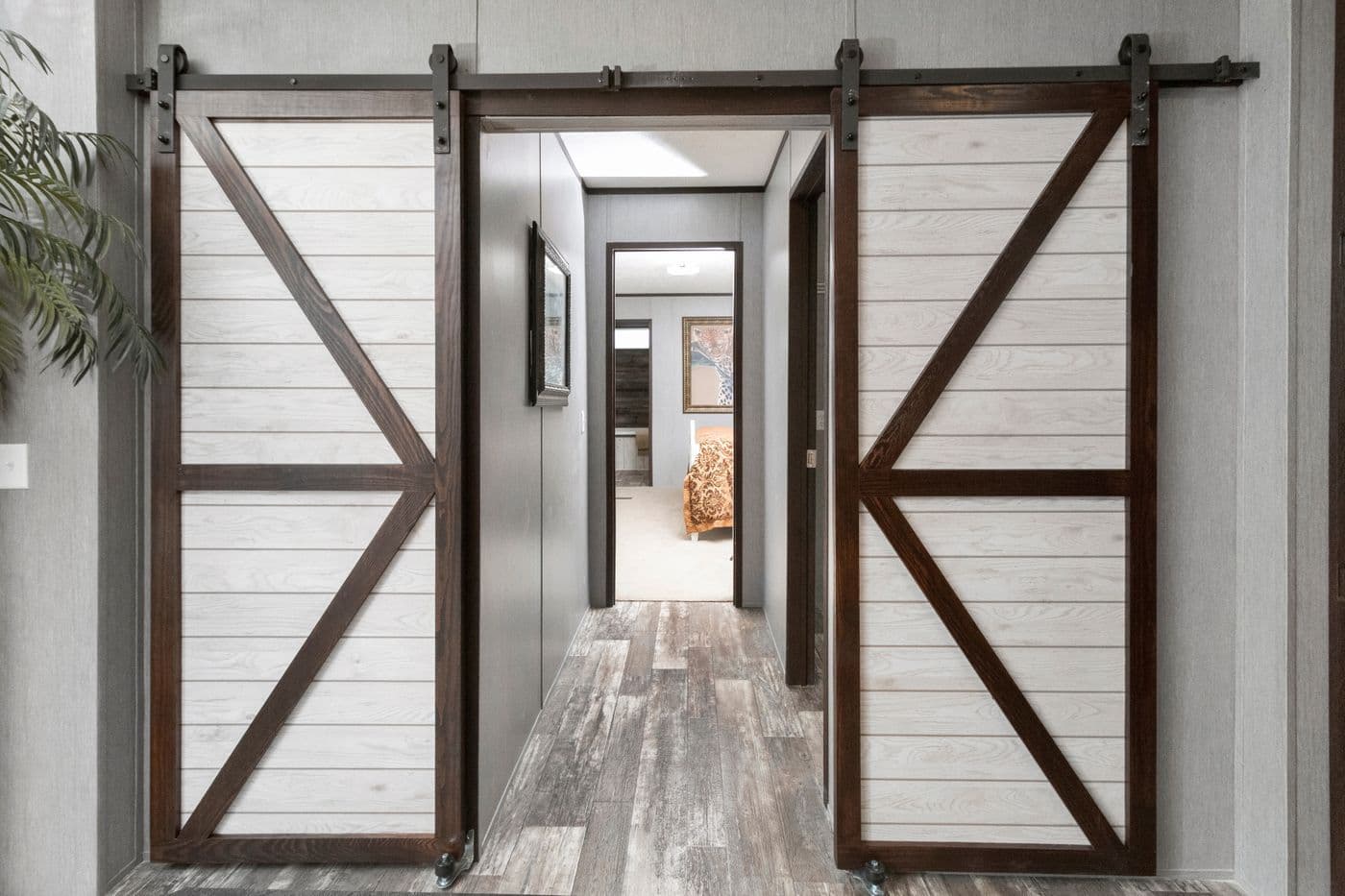 The seaside interior home features