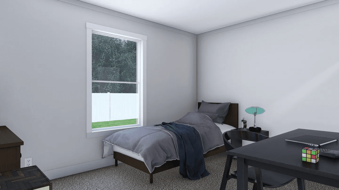 Superfly bedroom home features