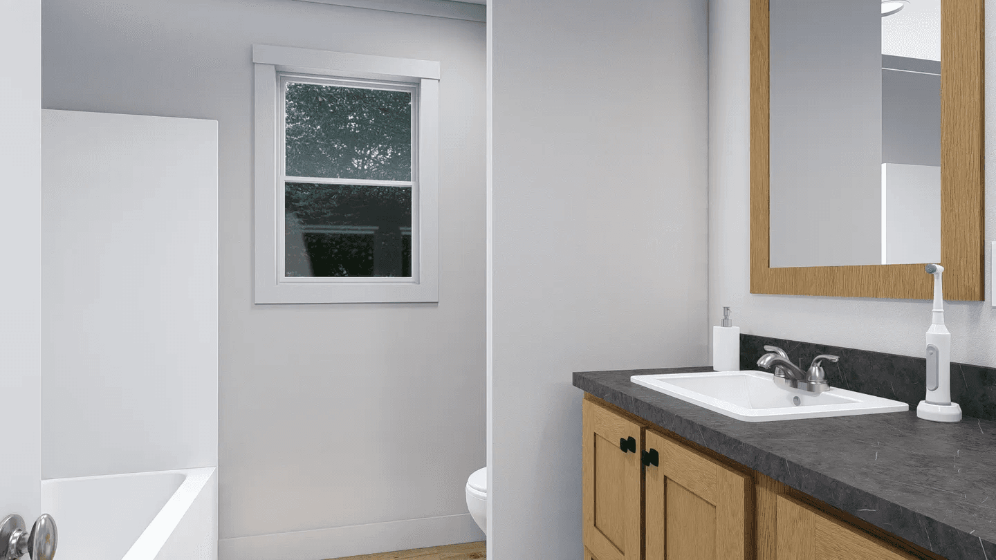 Lovely day bathroom home features