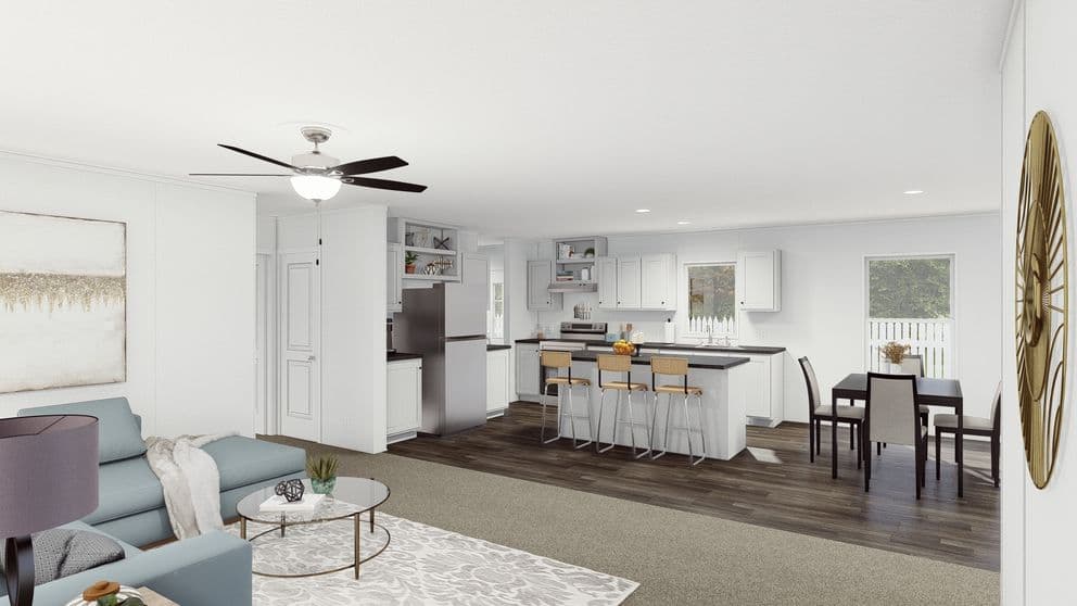 The eagle 68 interior home features