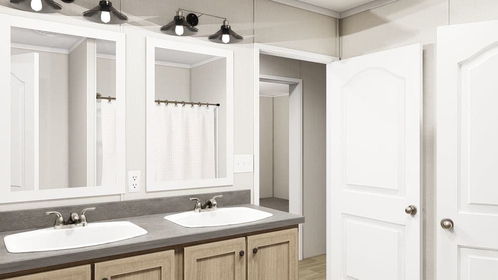 The reserve 76 bathroom home features