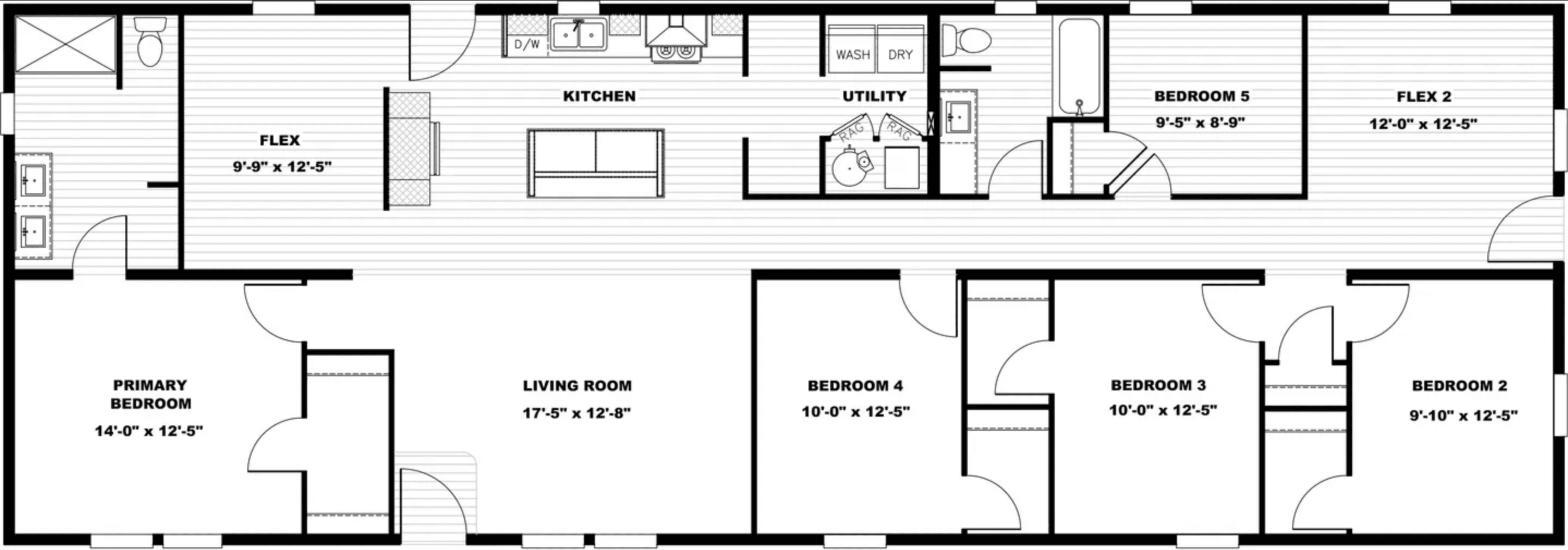 Superfly floor plan home features