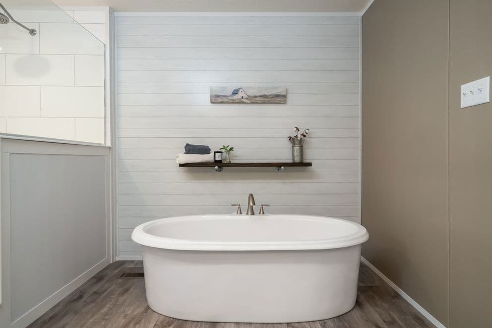 The reserve 60 bathroom home features