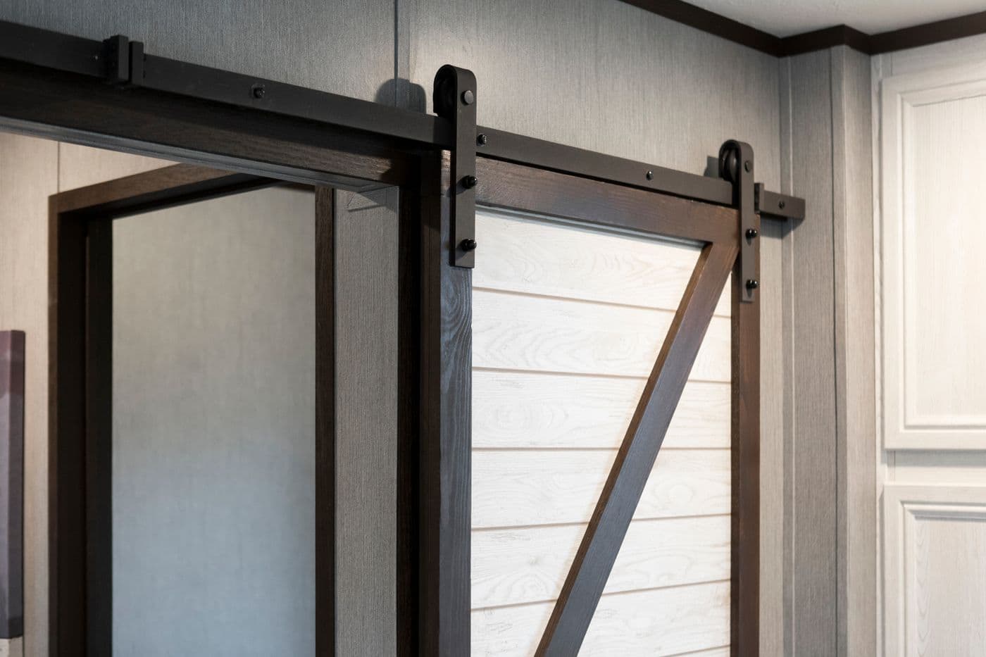 The seaside interior home features