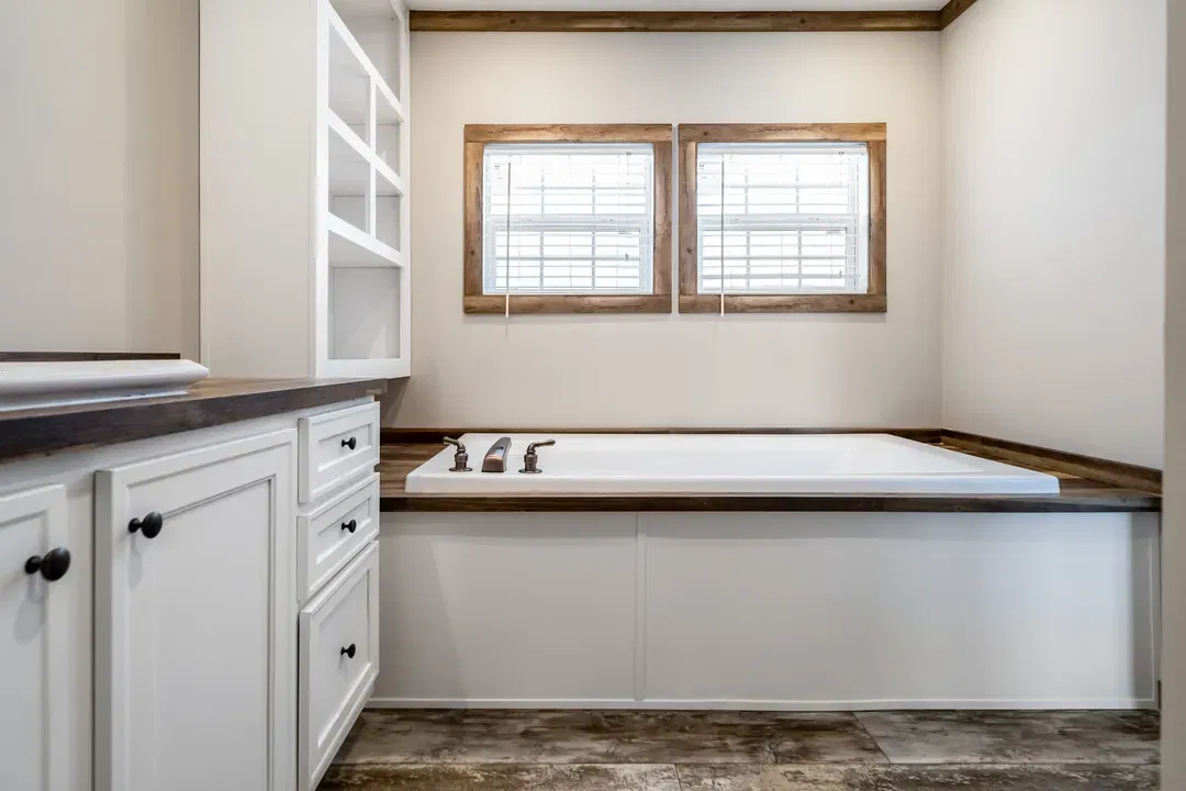 The bobby jo bathroom home features