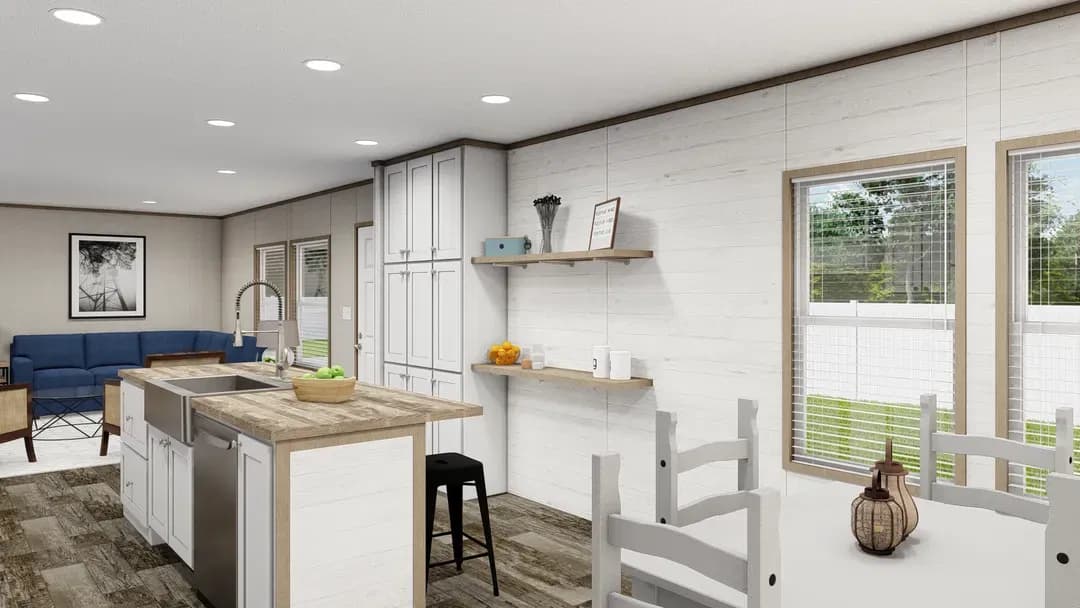 The southern farmhouse 2 kitchen home features