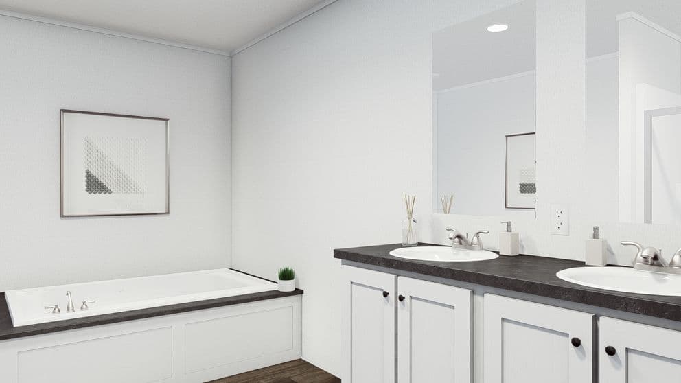 The eagle 68 bathroom home features